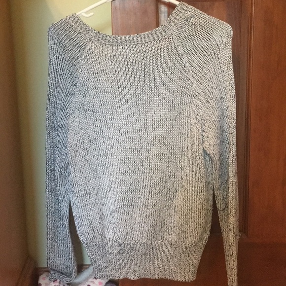 H&M Metallic Silver Glittery Knitted Sweater - Picture 2 of 4